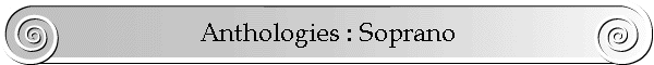 Anthologies : Soprano